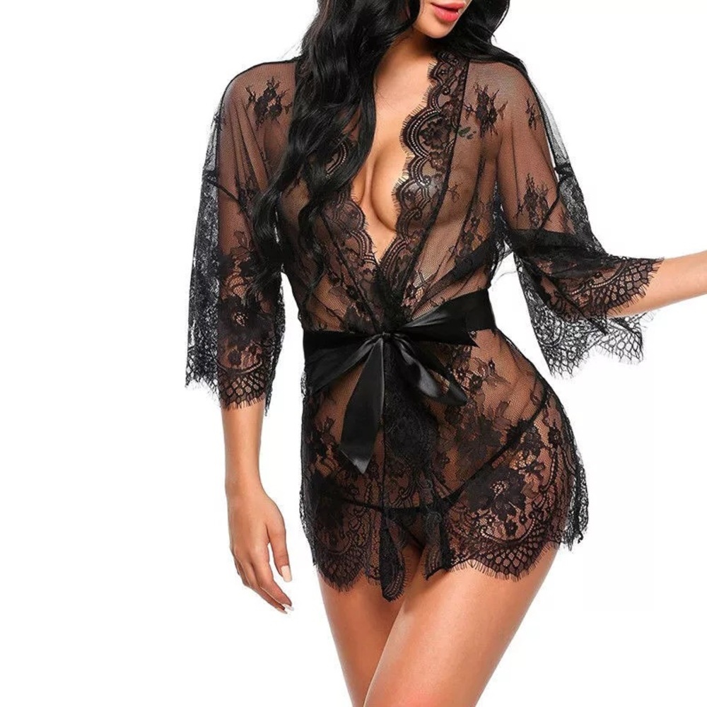 Hot Fashion Lingerie transparent V-Neck - Picture 2 of 4